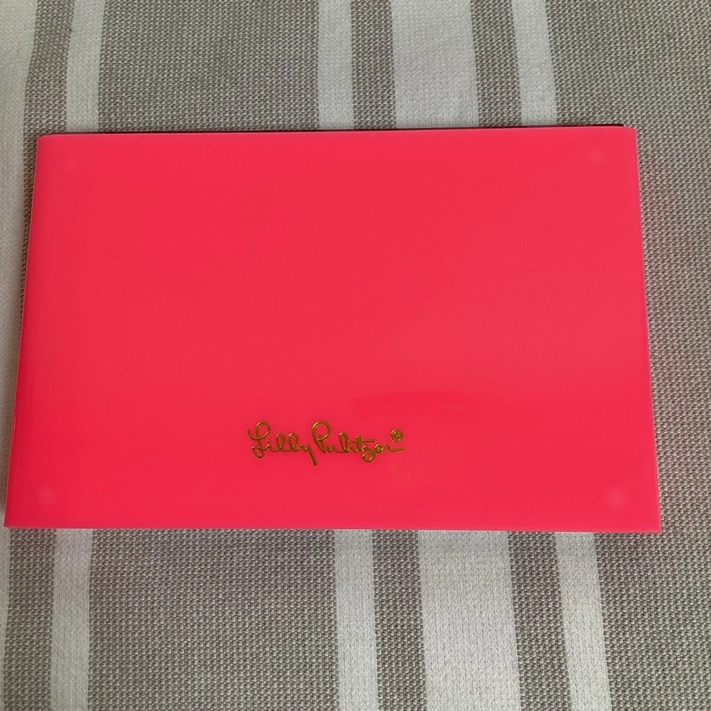 Lilly Pulitzer Clear Pink Acrylic Picture Frame